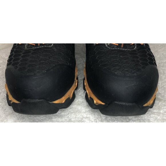 Timberland PRO Men's Low Steel-Toe Black Lace Up Work Boot Anti-Fatigue Size 8W - Picture 6 of 10